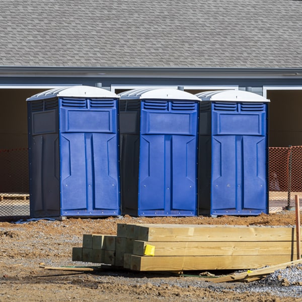 is there a specific order in which to place multiple portable restrooms in Altamont